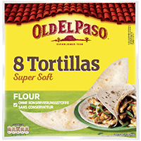 8 flour tortillas